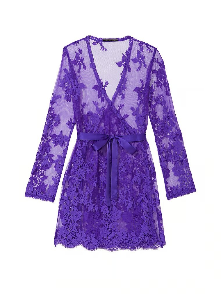 Халат Victoria's Secret Sheer Lace Wrap Robe 813398QFK фото