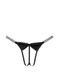 Открытые трусики тонг Victoria's Secret Very Sexy Shine Bow Satin Crotchless V-String Panty 904518QB4 фото 3