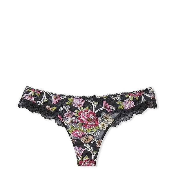 Трусики тонг Victoria`s Secret Embroidered Thong Panty 413416QC5-1 фото