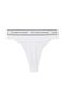 Хлопковые трусики тонг Victoria's Secret Logo Cotton High-Waist Thong Panty 415708QBF фото 3