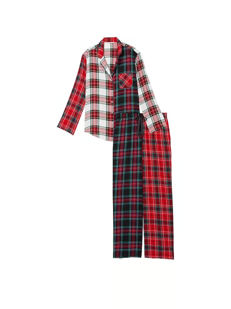 Фланелевая пижама VICTORIA'S SECRET Flannel Long PJ Set 216277SJ2 фото