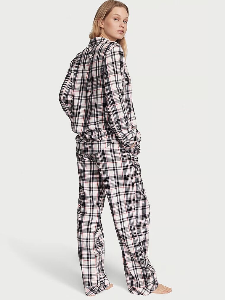 Фланелева піжама VICTORIA'S SECRET Flannel Long PJ Set 817384R8P фото