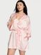 Атласный халат-кимоно Victoria's Secret The Tour '23 Iconic Pink Stripe Robe 216665QG3 фото 1