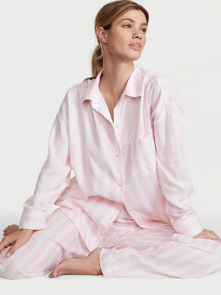 Піжама Victoria's Secret Modal-Cotton Long Pajama Set QD3415697 фото