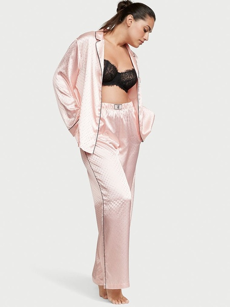 Пижама Victoria's Secret Dew Drop Satin Long Pajama Set 905037QAX фото