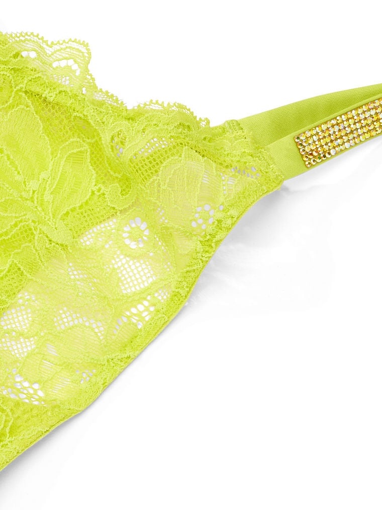 Комплект белья с поясом Victoria's Secret VERY SEXY Shine Strap Lace Push-Up Bra 167441QFZ фото