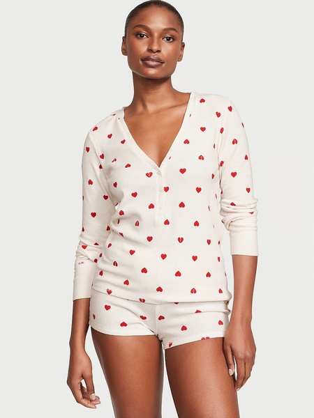 Термо піжама з шортами Victoria's Secret Thermal Short Pajama Set 817534QTA фото