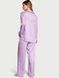 Сатиновая пижама VICTORIA'S SECRET Satin Long PJ Set 190984QCJ фото 2