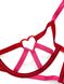 Комплект белья Victoria's Secret Very Sexy Heartware Open-Cup Strappy Demi Bra+ Thong Panty 194785QD4-3 фото 10