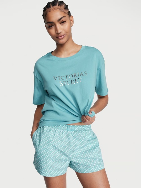 Пижама Victoria's Secret Cotton Short Tee-jama Set 332386QJP фото