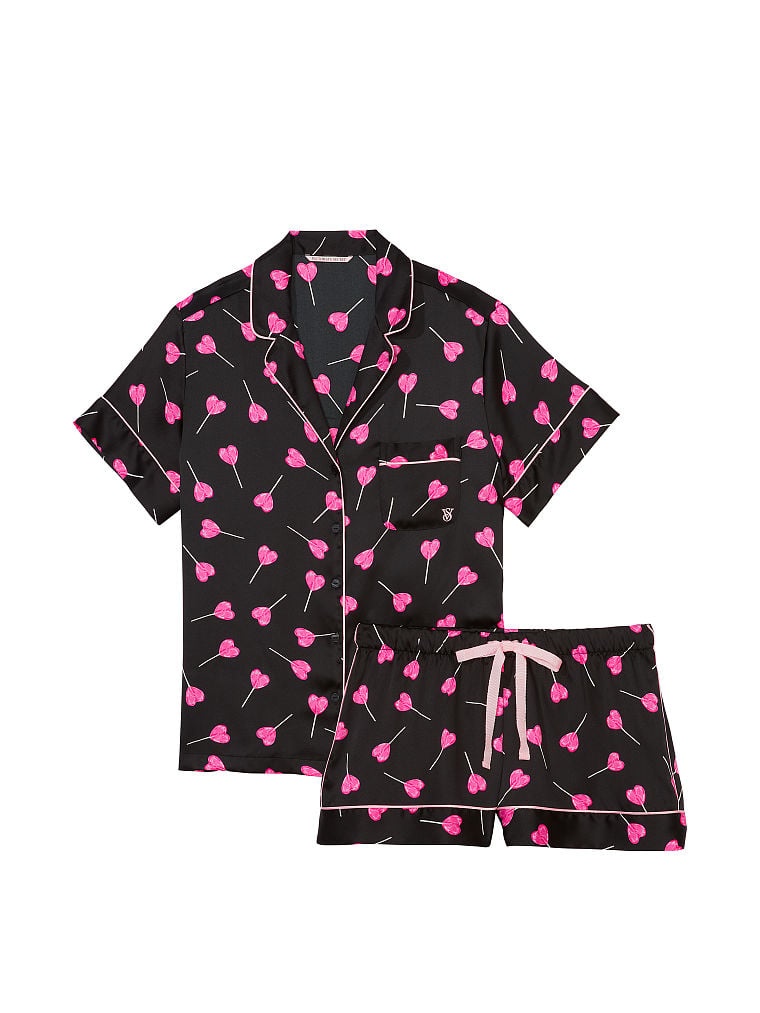 Пижама Victoria's Secret Satin Short Pajama Set 406058QWW фото