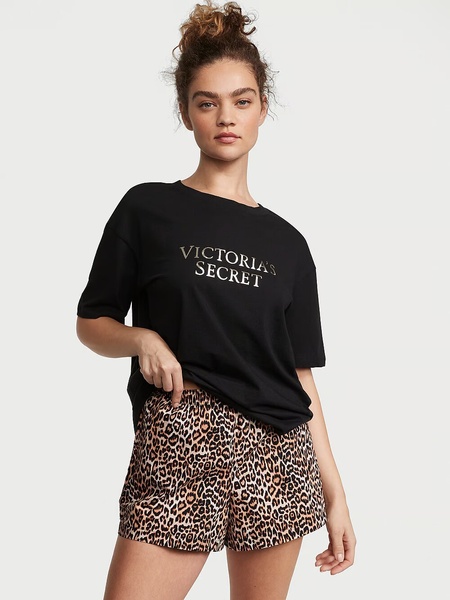 Пижама Victoria's Secret Cotton Short Tee-jama Set 332386QBT фото
